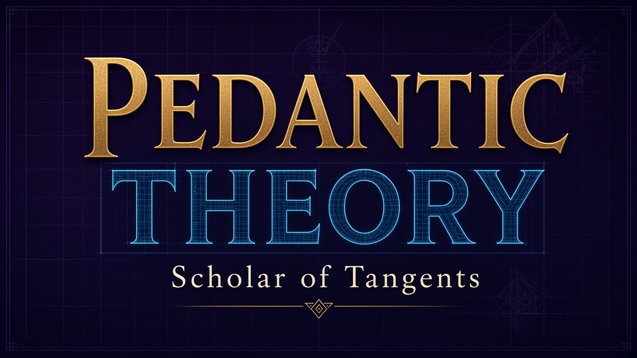 Pedantic Theory — Scholar of Tangents
